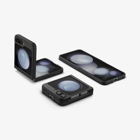 ACS06229 - Galaxy Z Flip 5 Case AirSkin in black showing the back